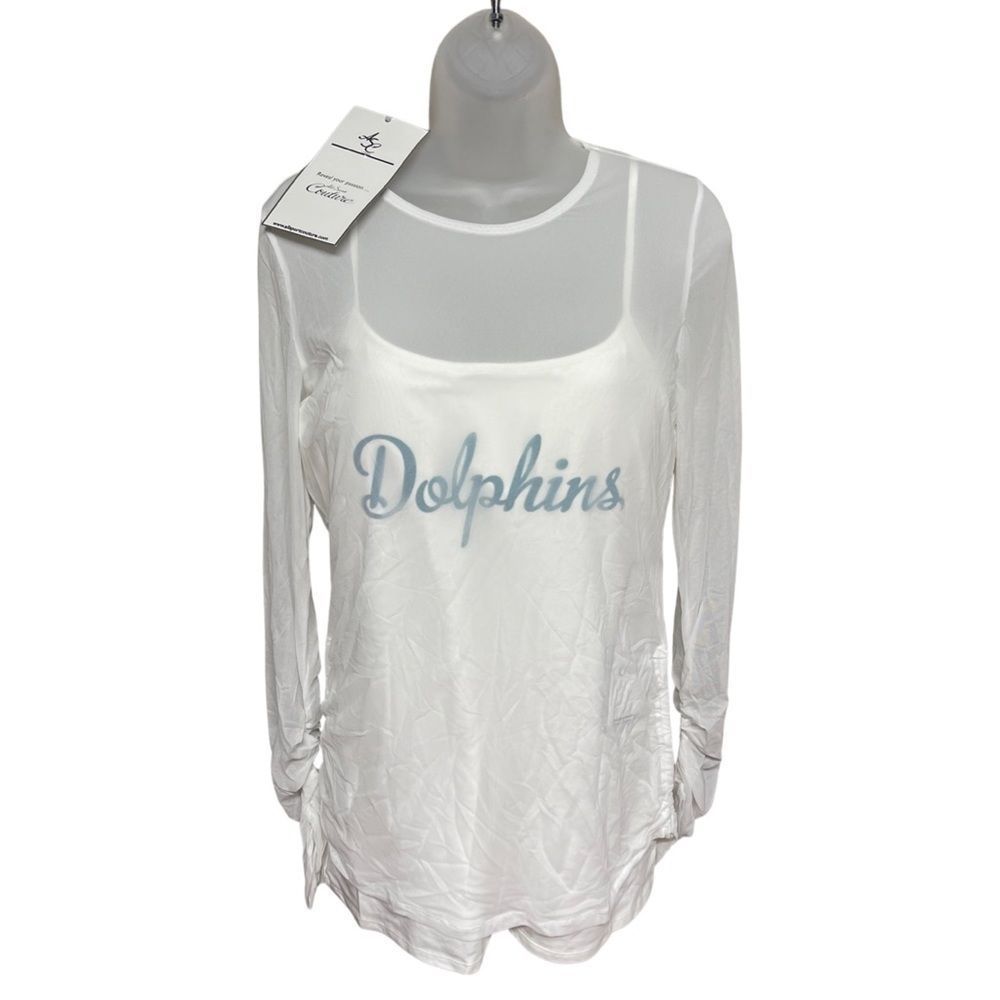 All Sport Apparel Cotton Tank Top with Separate Long Sleeve Mesh Top. - Picture 2 of 16